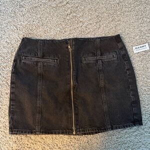 Old Navy Dark Gray Mini Skirt